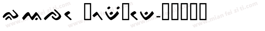 Race Modified字体转换